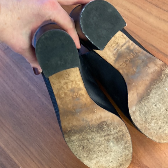 Vince black open toe booties – like new - Picture 5 of 7